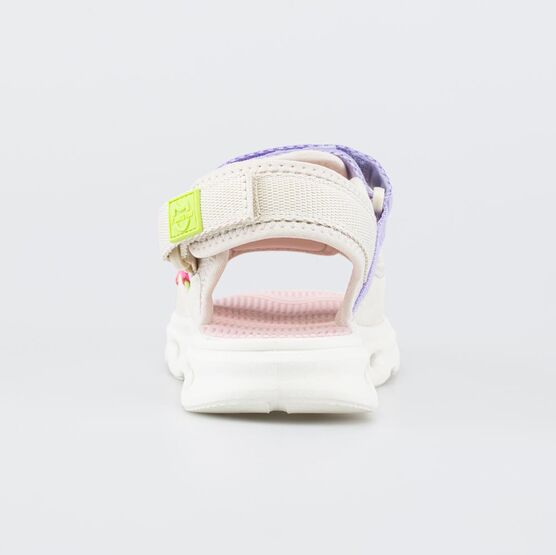 724056-11 Пляжные сандалии с усиленной амортизацией для девочки бежевый,разноцветный фото №5