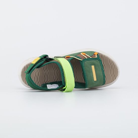 724056-12 Пляжные сандалии с усиленной амортизацией для мальчики зеленый,оливковый фото №4