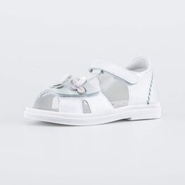 322152-21 Нарядные босоножки для девочки для девочки белый