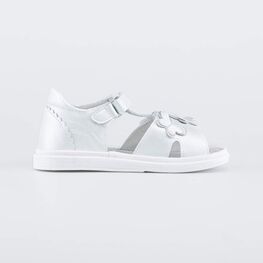 322152-21 Нарядные босоножки для девочки для девочки белый фото №2