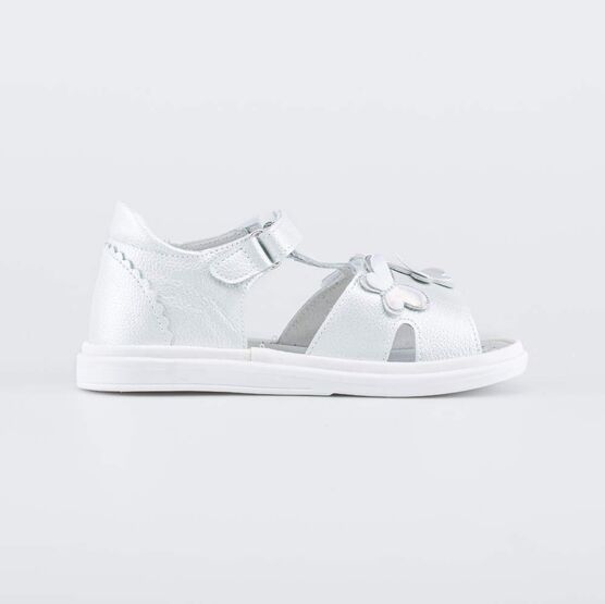 322152-21 Нарядные босоножки для девочки для девочки белый фото №2