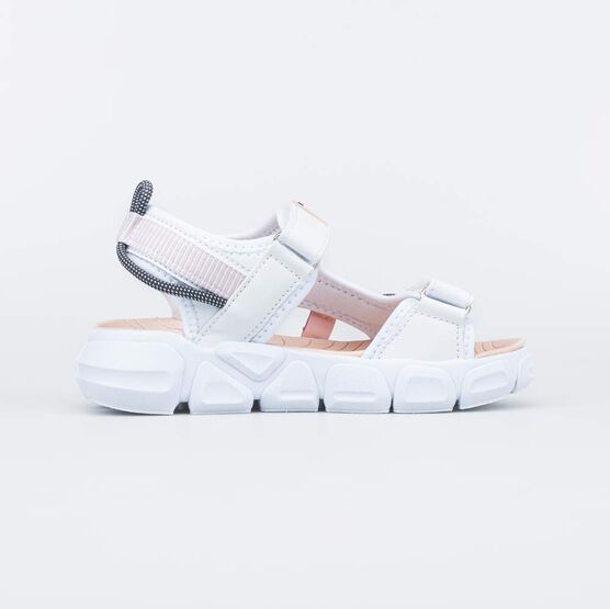 724028-14 Пляжные сандалии на липучках для девочки-подростка для девочки белый фото №2