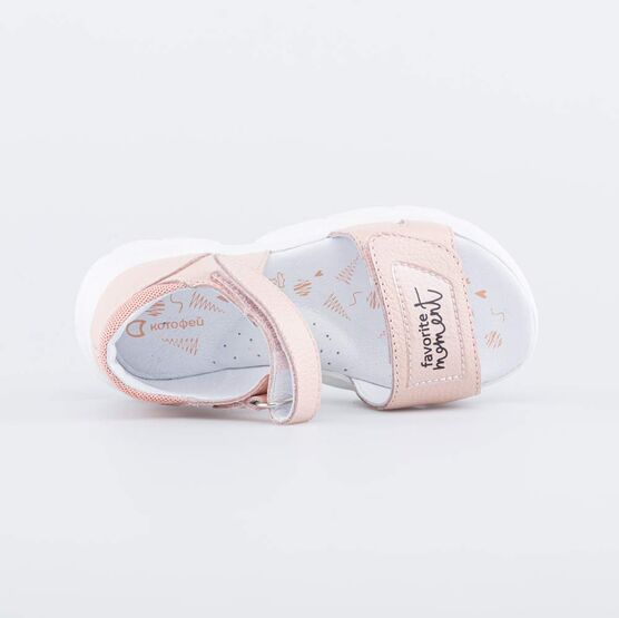 422078-21 Босоножки для девочки для девочки розовый фото №4