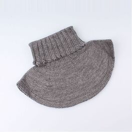 07012087-41 Манишка из 100% шерсти мериноса серая для универсальные серый