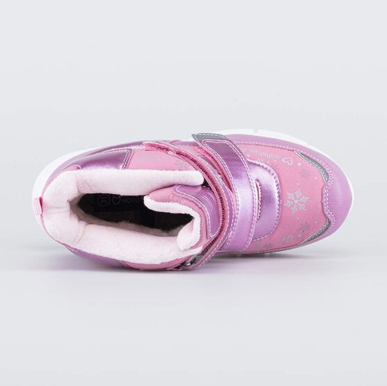 454847-41 Мембранные ботинки для девочки розовый фото №4