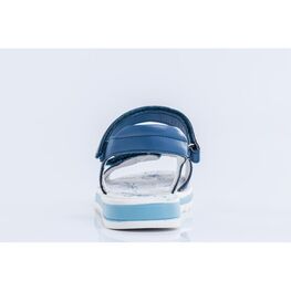 522100-22 Босоножки для девочки синий фото №4