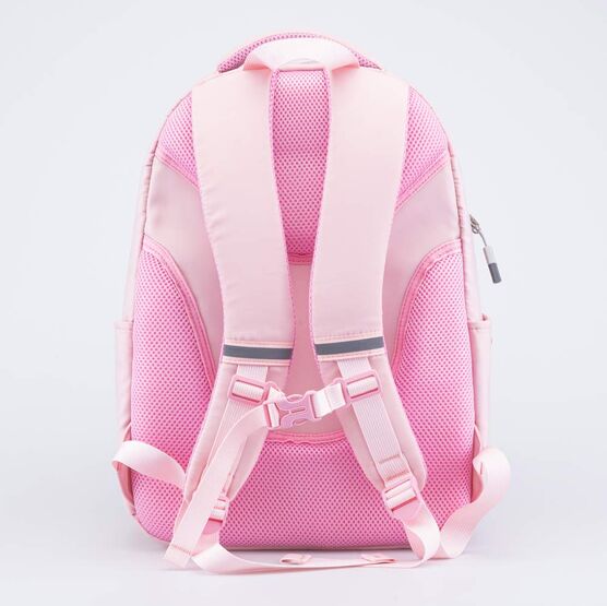02804293-00 Рюкзак школьный Помпончики для девочки розовый фото №3