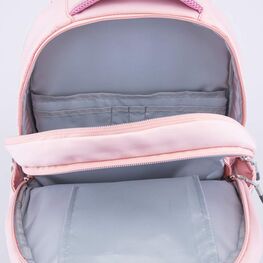 02804293-00 Рюкзак школьный Помпончики для девочки розовый фото №4