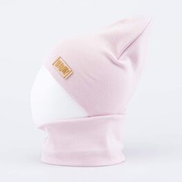 07804001-42 Комплект детский шапка+снуд светло-розовый для девочки светло-розовый