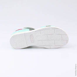 522074-21 Босоножки для девочки голубой фото №3