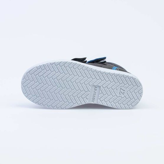 452123-31 Ботинки на липучке, байка для мальчики серый фото №3