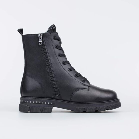 752194-32 Утепленные ботинки для девочки для девочки черный фото №2