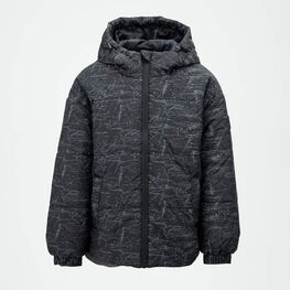 07758059-41 Дутая куртка демисезонная черно-серый для мальчики черно-серый