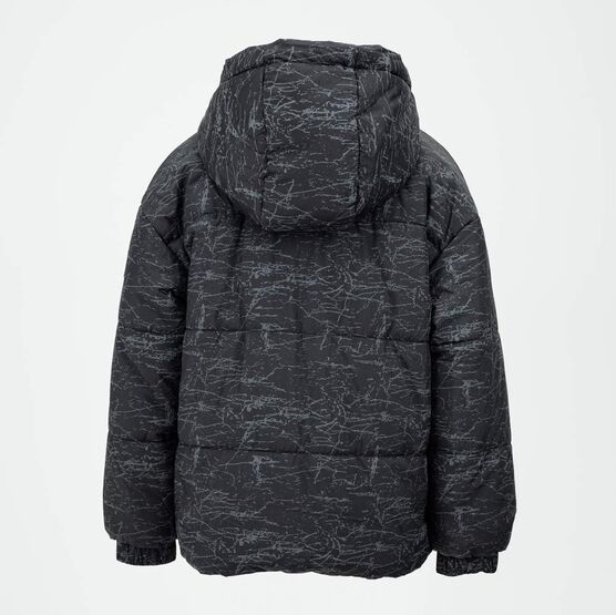 07758059-41 Дутая куртка демисезонная черно-серый для мальчики черно-серый фото №3