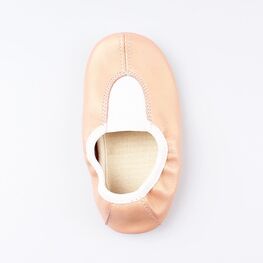 212005-04 Чешки для девочки розовый+золотистый фото №4