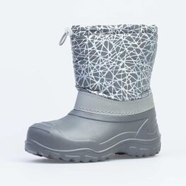 664101-41 Сноубутсы для девочки сер-срб