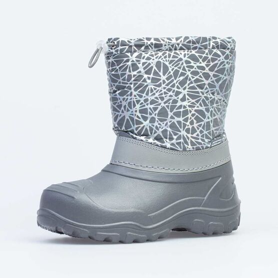 664101-41 Сноубутсы для девочки сер-срб