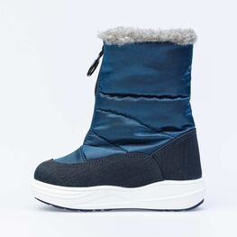 364049-44 Зимние сапожки-дутики для мальчика для мальчики светло-синий фото №2
