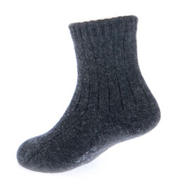 07742335-40 Подростковые термоноски с пухом черный для мальчики черный фото №2