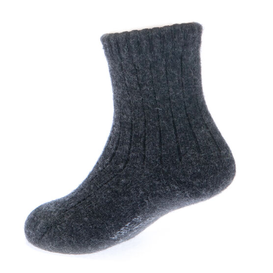 07742335-40 Подростковые термоноски с пухом черный для мальчики черный фото №2