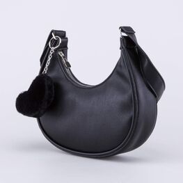 02802373-41 Детская сумочка с брелоком для девочки черный фото №2