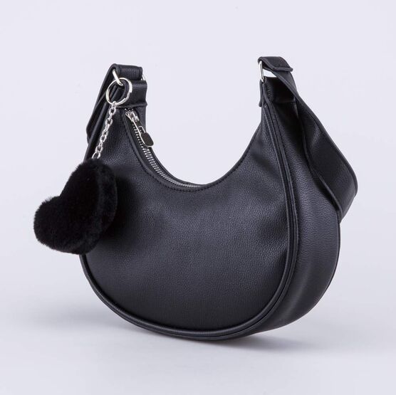 02802373-41 Детская сумочка с брелоком для девочки черный фото №2