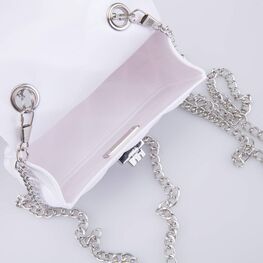 02802387-40 Детская мини сумочка Жемчуг для девочки белый фото №4