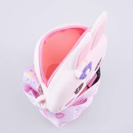 02802391-40 Силиконовая сумочка Зайчик для девочки розовый фото №4