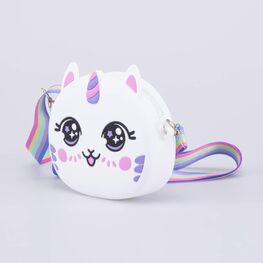 02802392-40 Силиконовая сумочка Единорожка для девочки белый фото №2