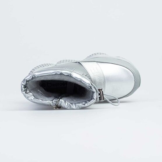 564109-41 Зимние сапожки-дутики для девочки серебрист. фото №4