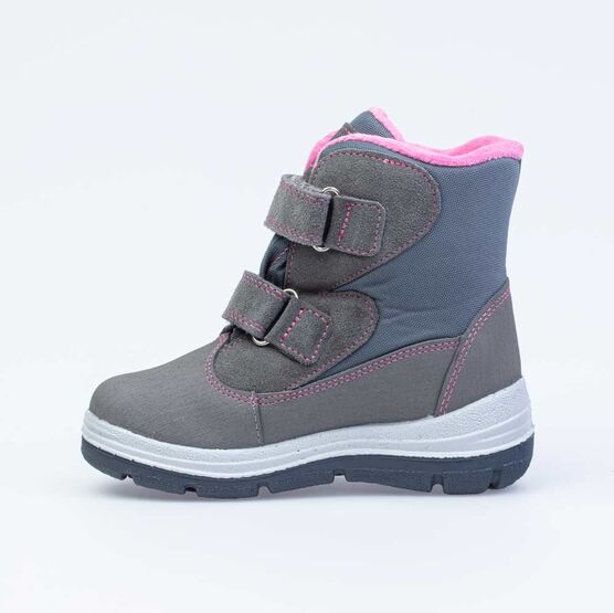 454825-42 Мембранные ботинки для девочки серый фото №2
