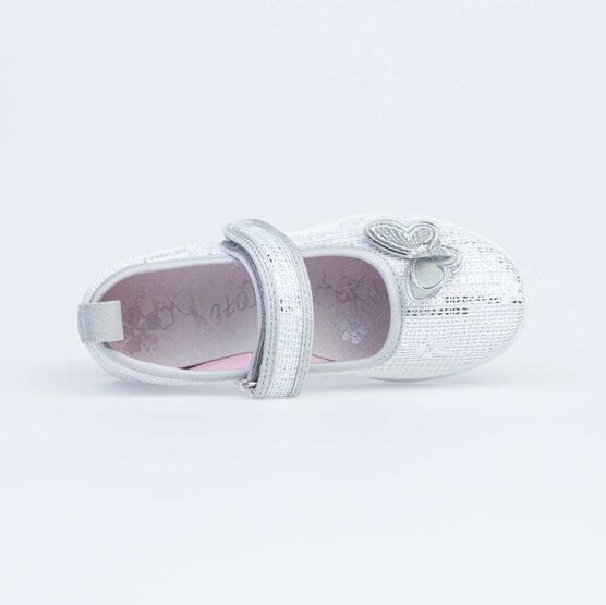 531141-71 Текстильная обувь для девочки белый фото №4