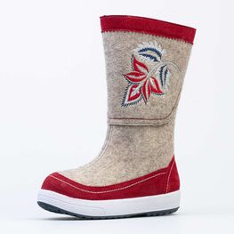 867100-41 Женские валенки с вышивкой для девочки красный