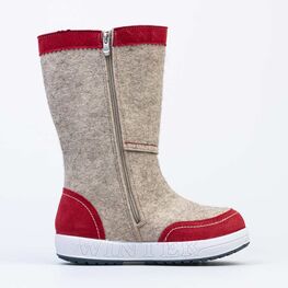 867100-41 Женские валенки с вышивкой для девочки красный фото №2