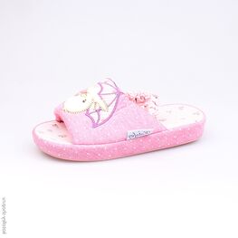 331012-11 Тапочки розовые для девочки розовый