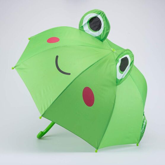 03707204-40 Зонт-трость детский Лягушонок зеленый для мальчики зеленый