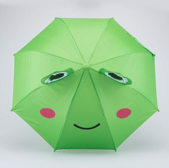 03707204-40 Зонт-трость детский Лягушонок зеленый для мальчики зеленый фото №2