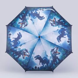 03707205-40 Зонт-трость детский Эра динозавров для мальчики темно-синий фото №2