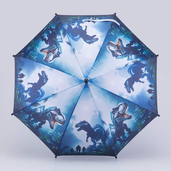 03707205-40 Зонт-трость детский Эра динозавров для мальчики темно-синий фото №2