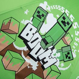 03707206-40 Зонт-трость детский Game over зеленый для мальчики зеленый фото №4