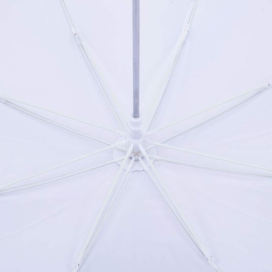 03807194-41 Зонт-трость детский Голография жемчужный для девочки жемчужный фото №3