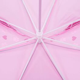 03807201-40 Зонт-трость детский Котик розовый для девочки розовый фото №3