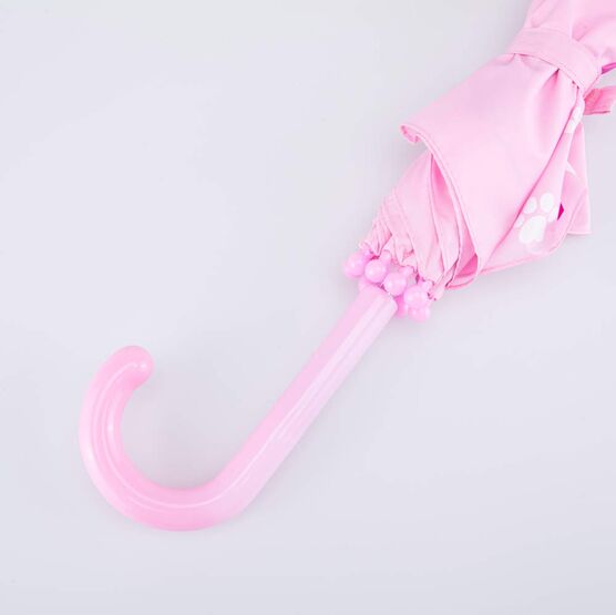 03807201-40 Зонт-трость детский Котик розовый для девочки розовый фото №4