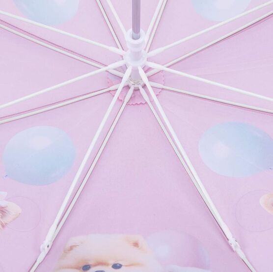 03807203-40 Зонт-трость детский Шпиц розовый для девочки розовый фото №3