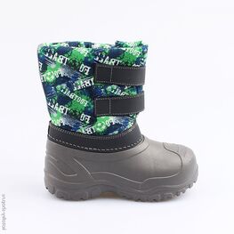 364025-44 Сноубутсы для мальчики сер-син-сал фото №2