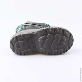 364025-44 Сноубутсы для мальчики сер-син-сал фото №3