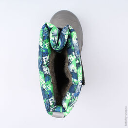 364025-44 Сноубутсы для мальчики сер-син-сал фото №4