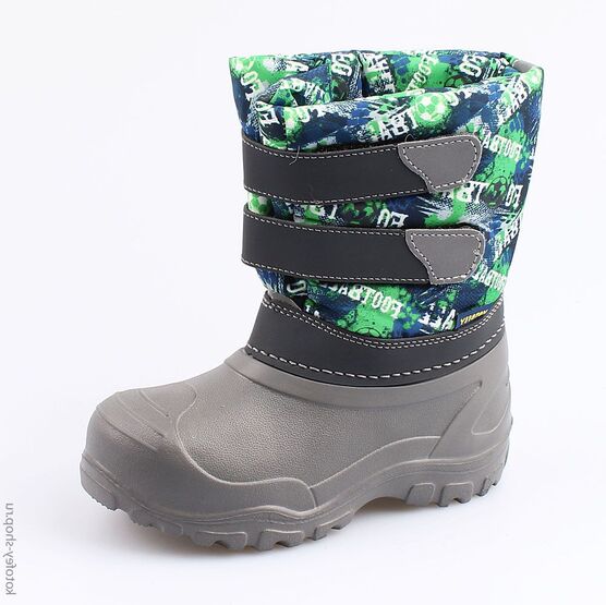 364025-44 Сноубутсы для мальчики сер-син-сал