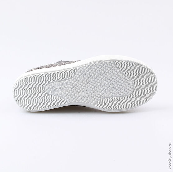 531068-14 Кеды для мальчики серый фото №3