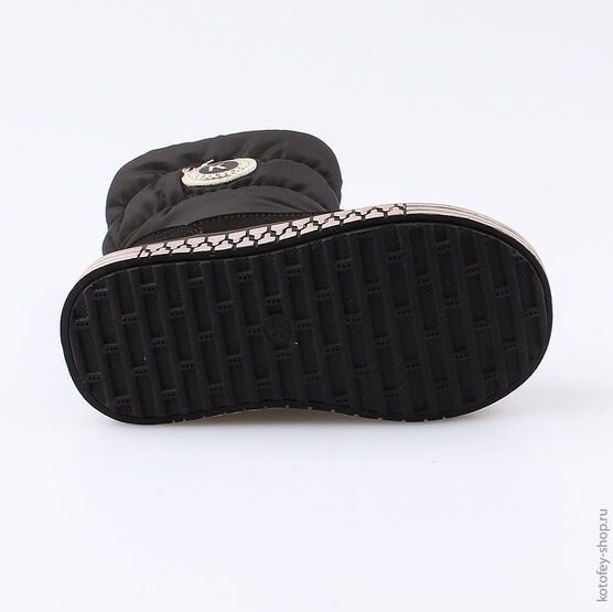 364028-41 Сапожки для девочки черный фото №3